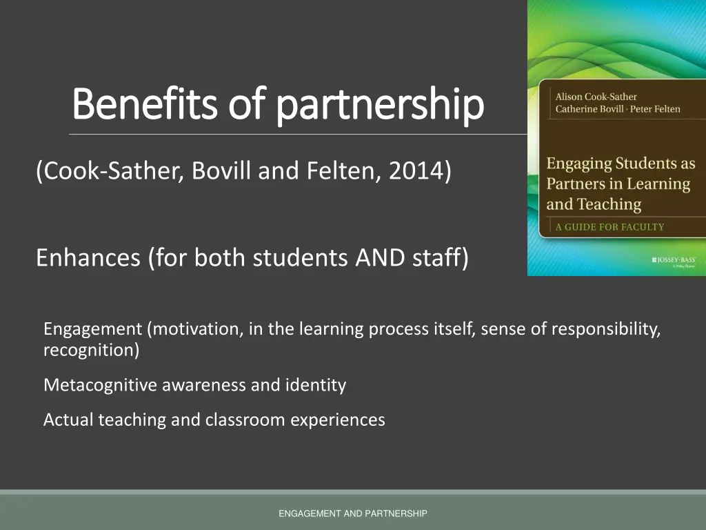 benefits of partnership benefits of partnership