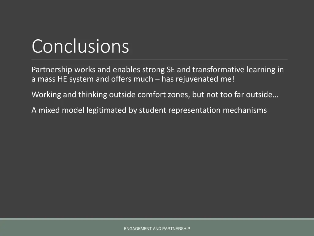 conclusions