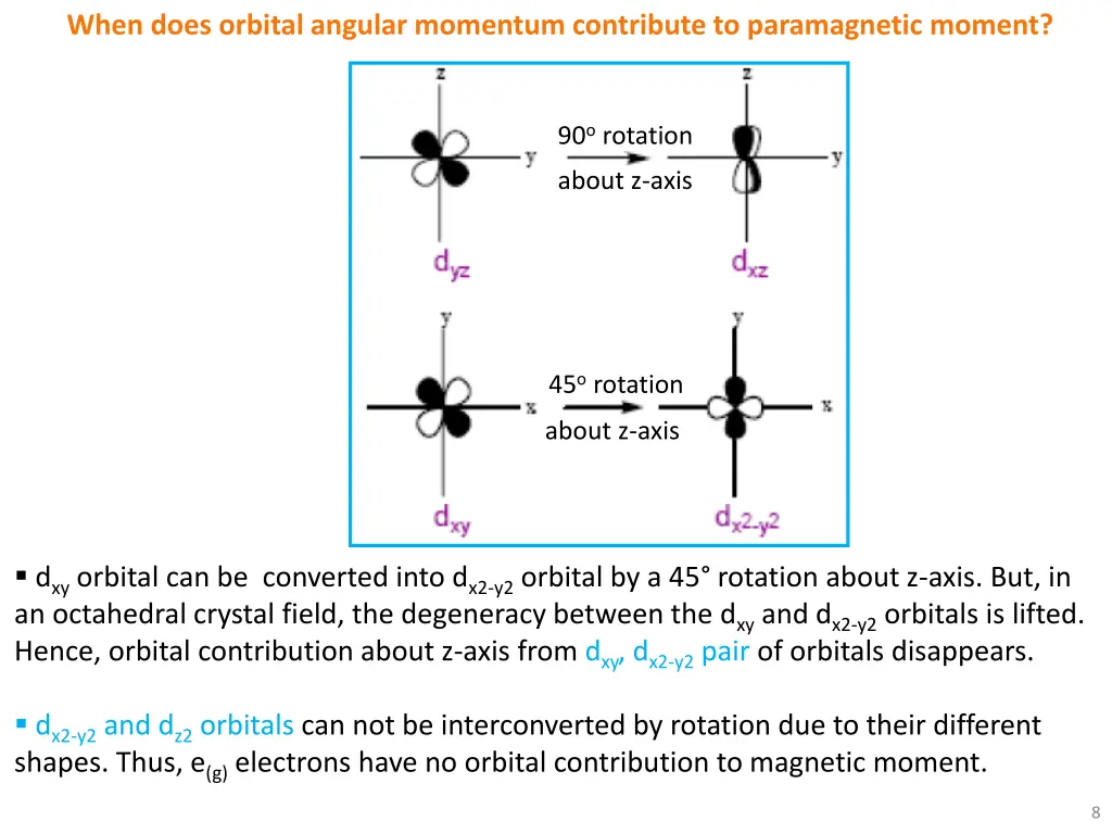 when does orbital angular momentum contribute 2