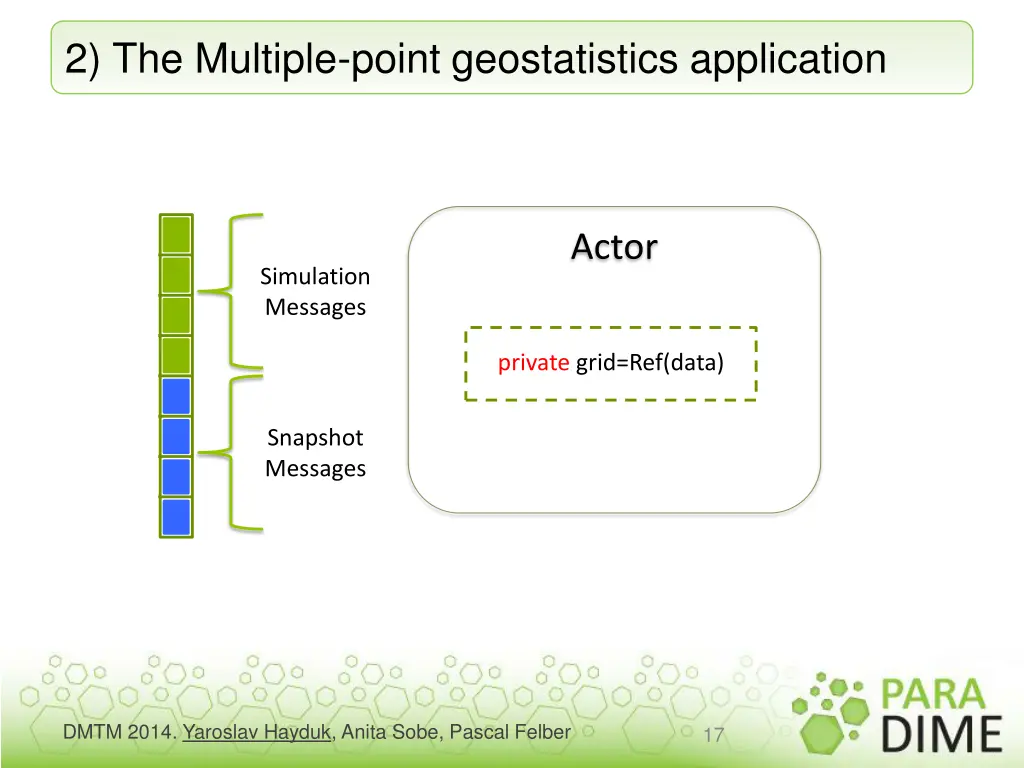 2 the multiple point geostatistics application