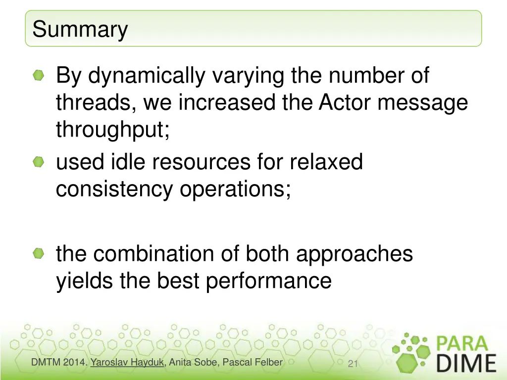 summary