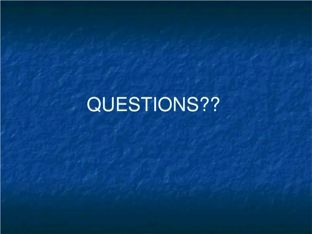 questions