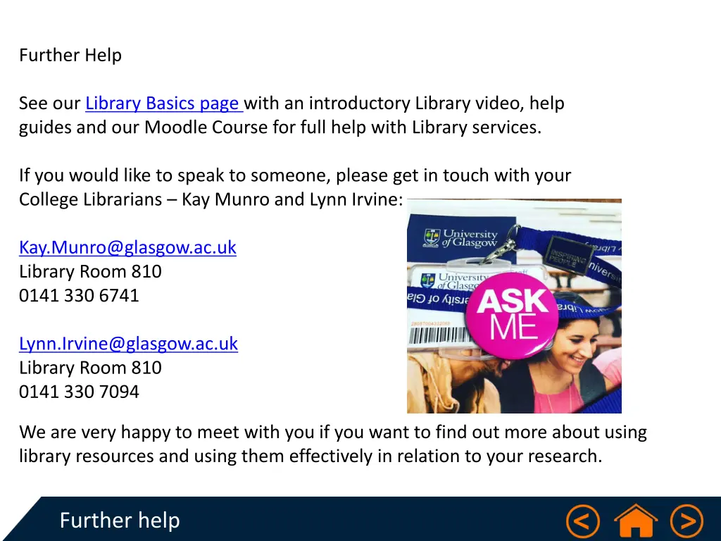further help