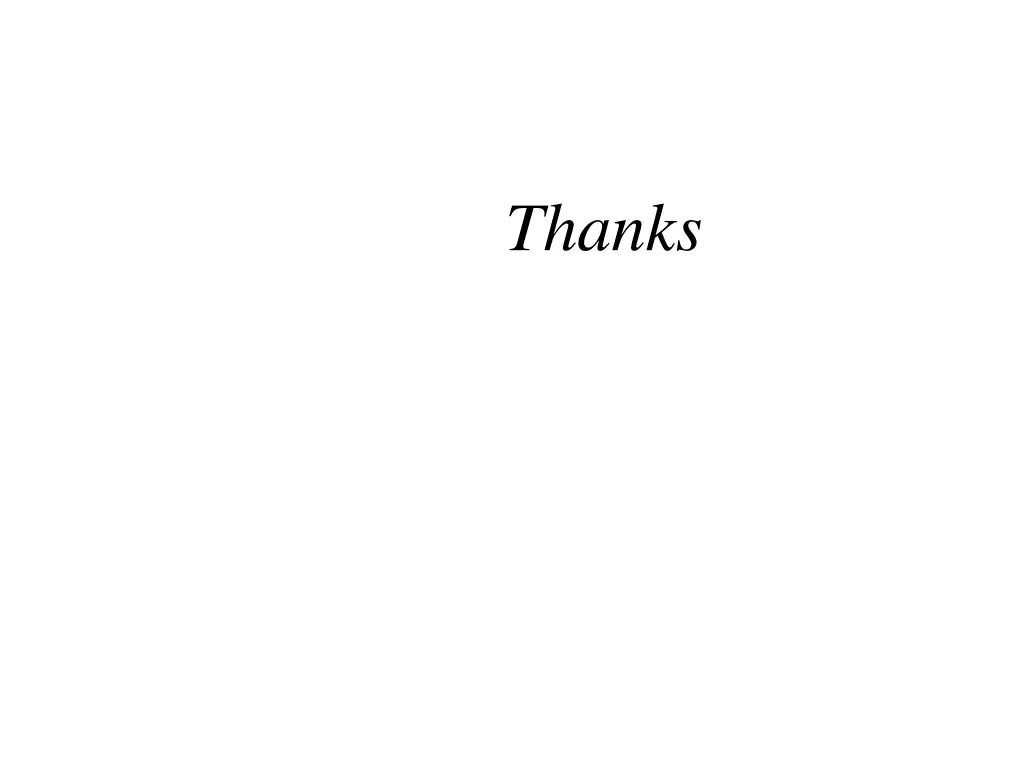 thanks