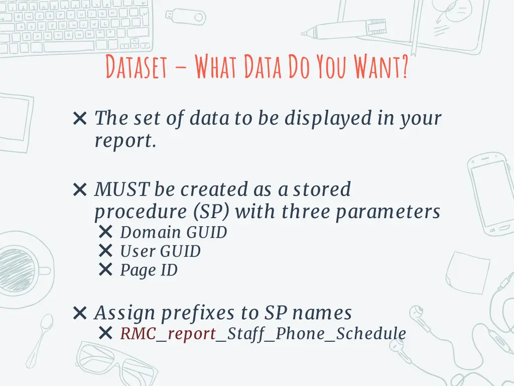 dataset what data do you want