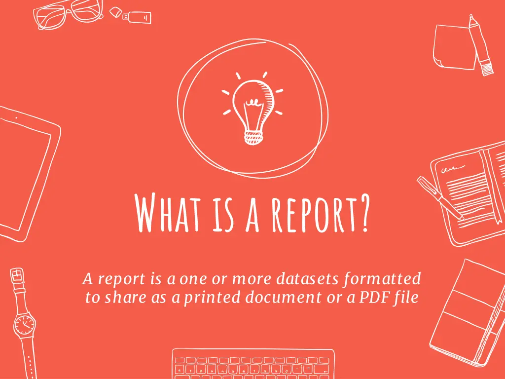 what is a report