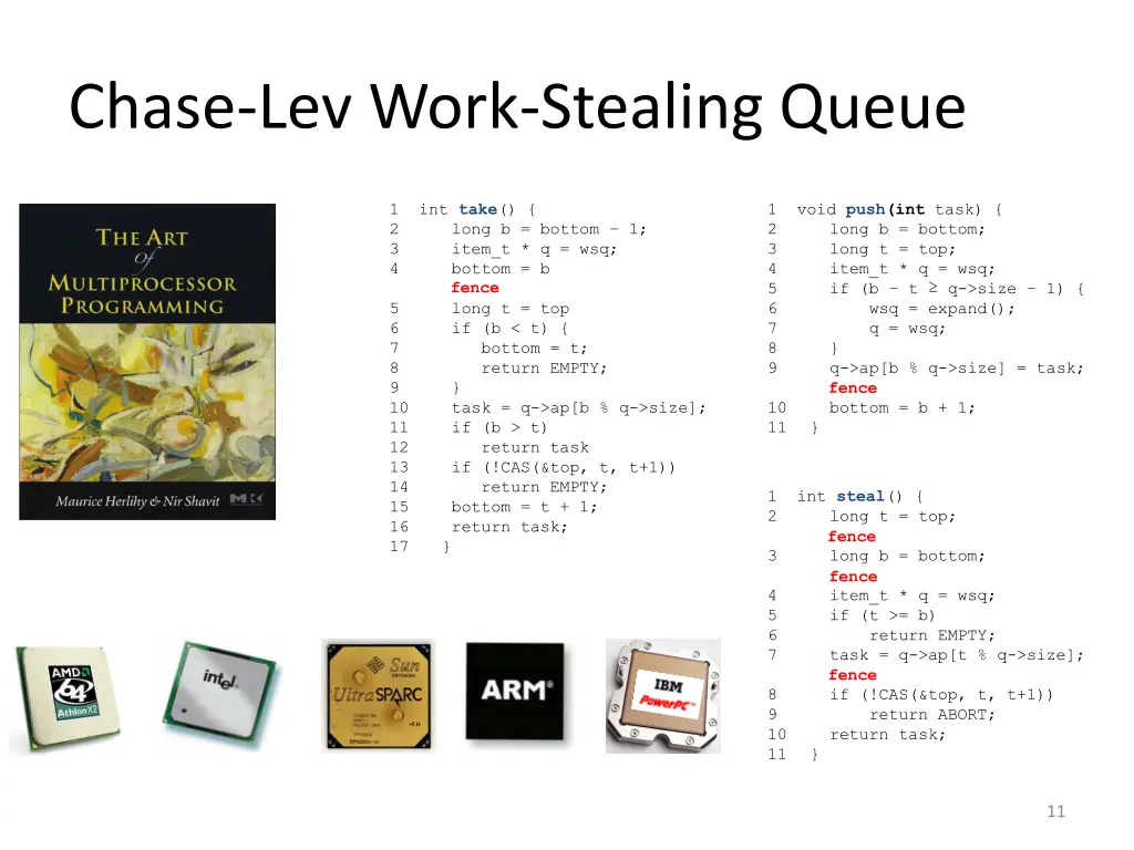 chase lev work stealing queue