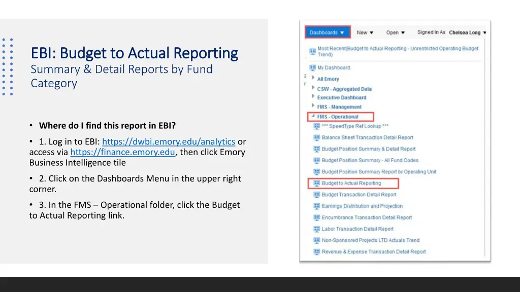 ebi budget to actual reporting ebi budget 1