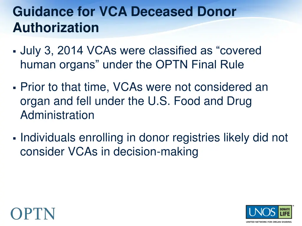 guidance for vca deceased donor authorization 1