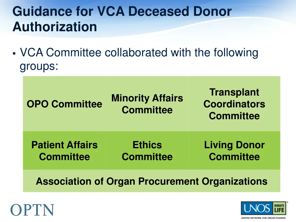 guidance for vca deceased donor authorization 3