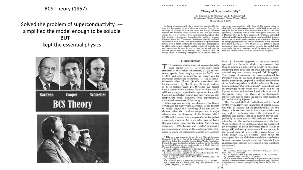 bcs theory 1957