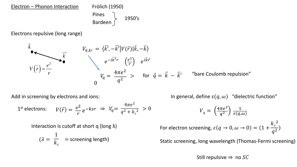 electron phonon interaction