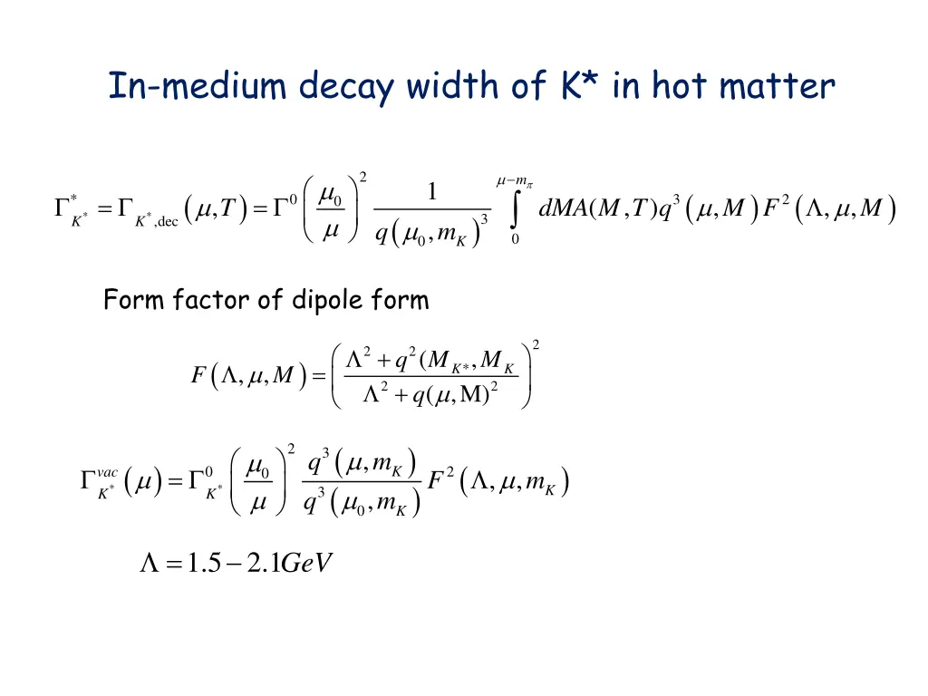 in medium decay width of k in hot matter
