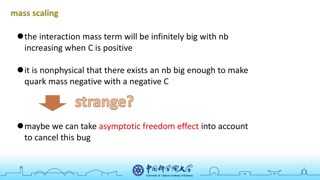 mass scaling