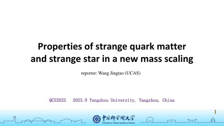 properties of strange quark matter and strange