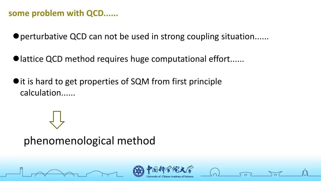 some problem with qcd