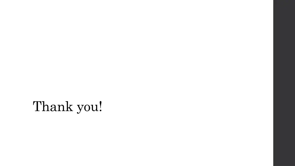 thank you