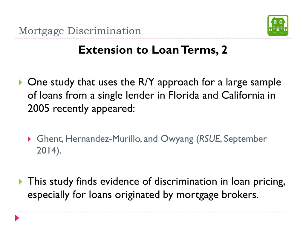 mortgage discrimination 31