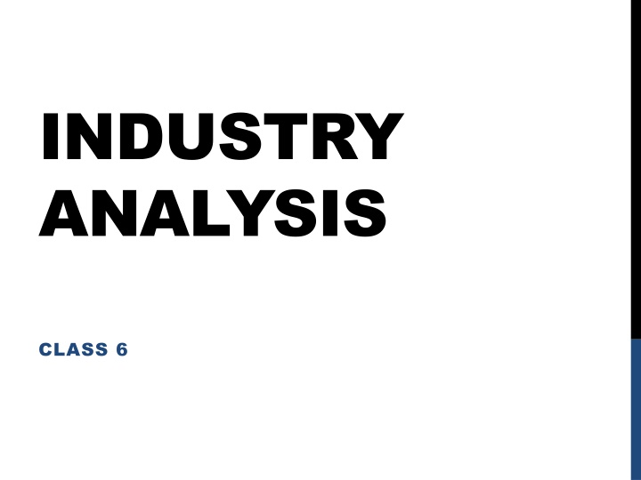 industry analysis