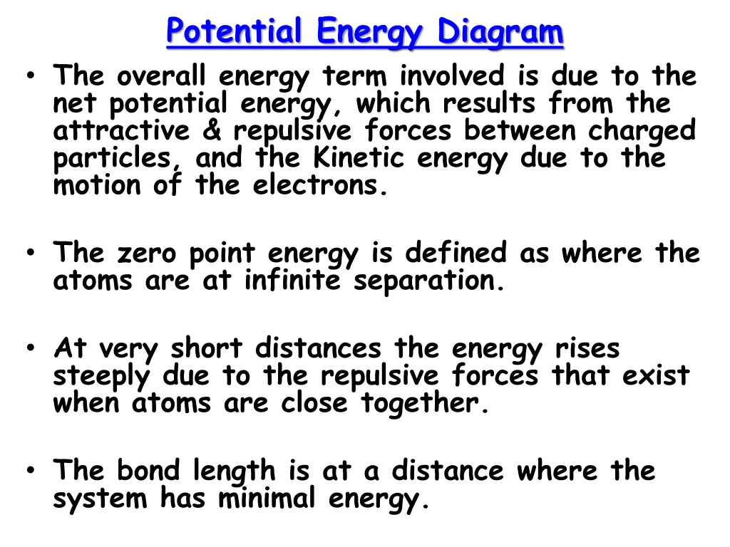 potential energy diagram the overall energy term