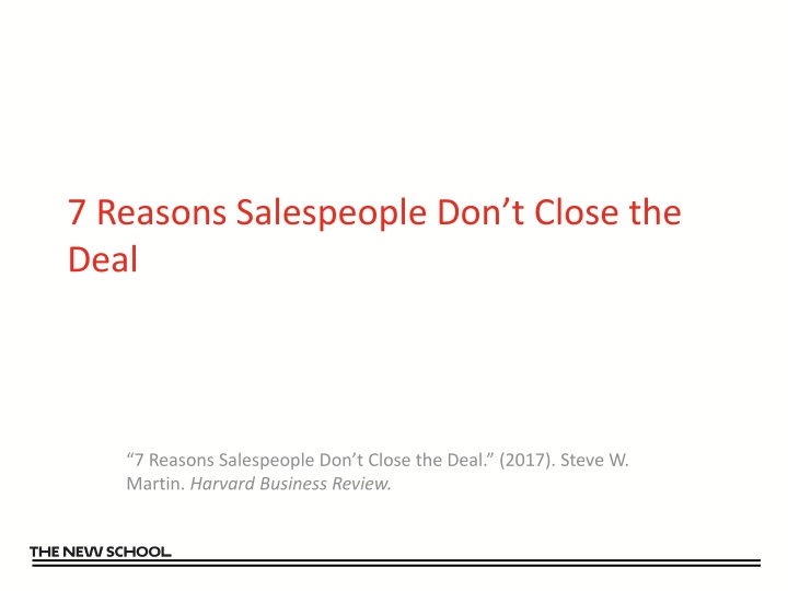 7 reasons salespeople don t close the deal