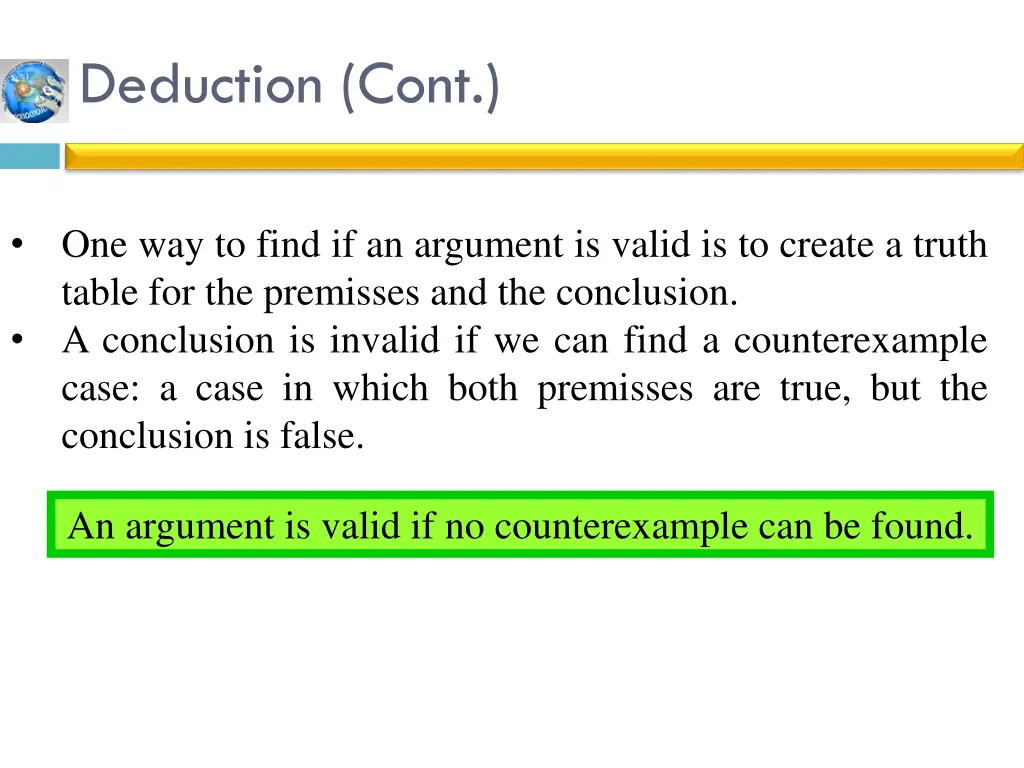 deduction cont 2