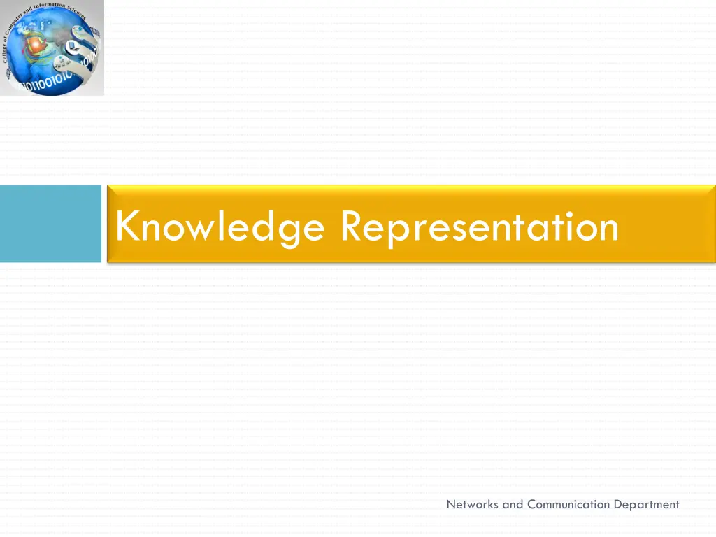 knowledge representation