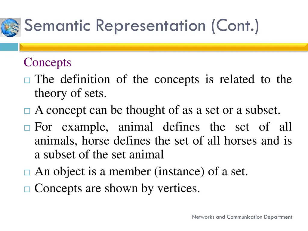 semantic representation cont 1