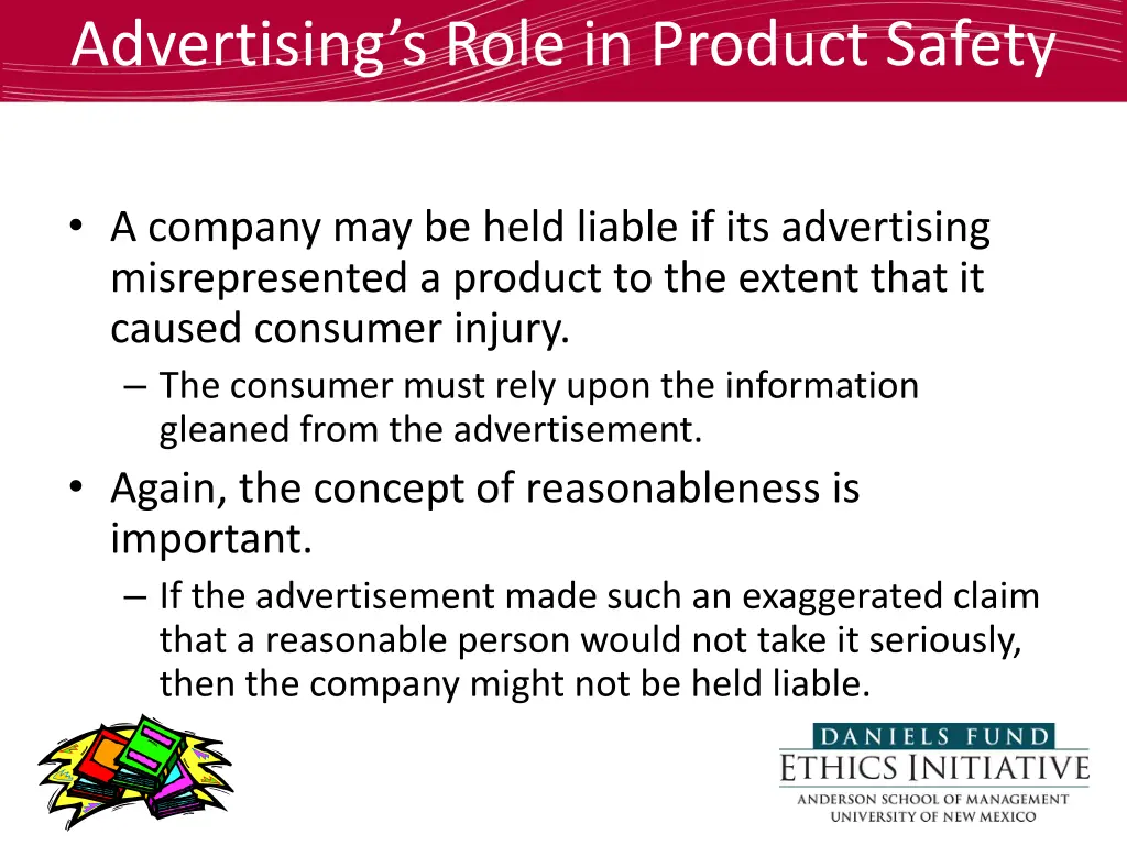advertising s role in product safety