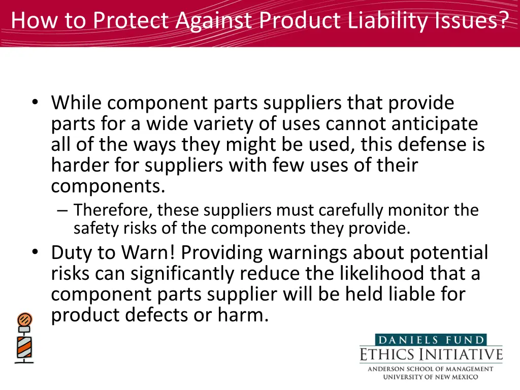 how to protect against product liability issues