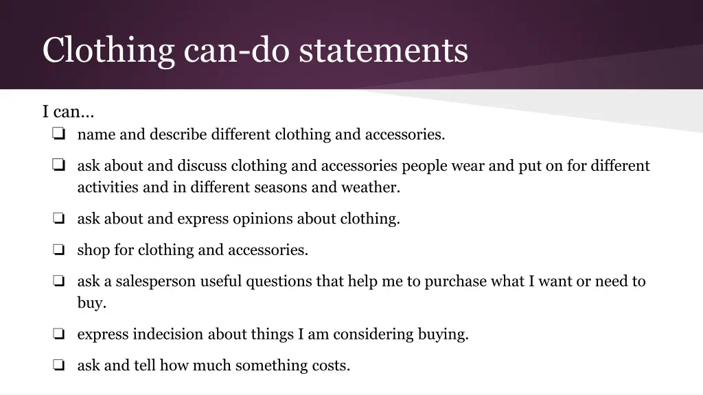 clothing can do statements