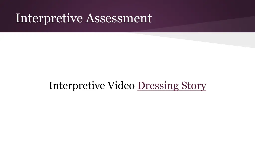 interpretive assessment