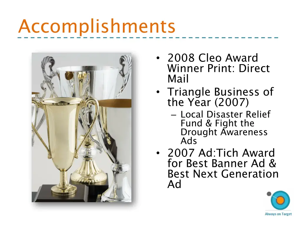 accomplishments