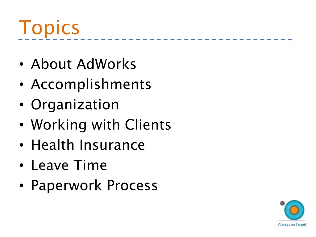 topics