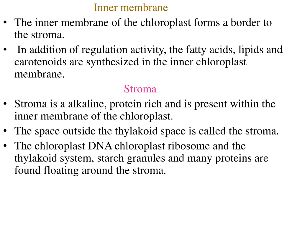 inner membrane