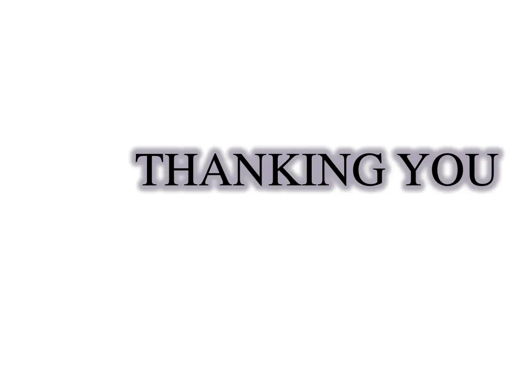 thanking you