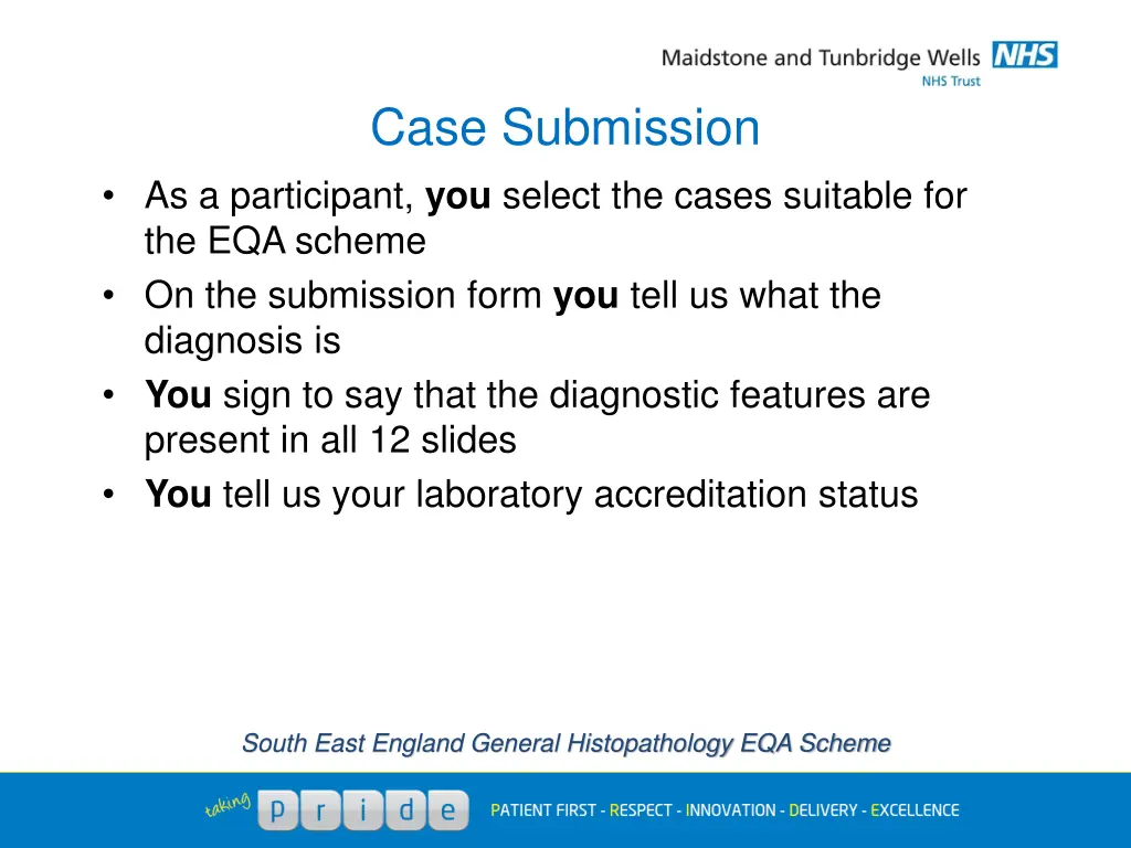 case submission