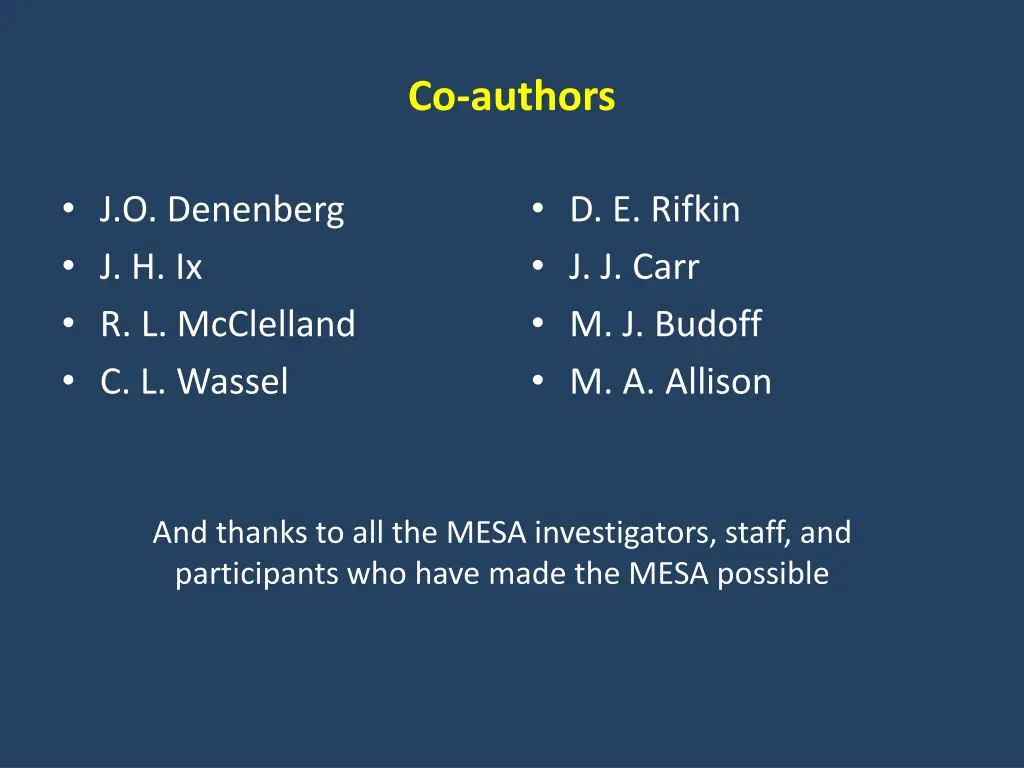 co authors