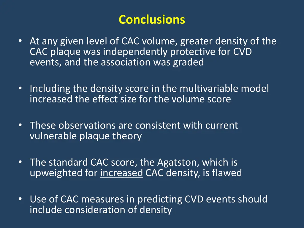 conclusions