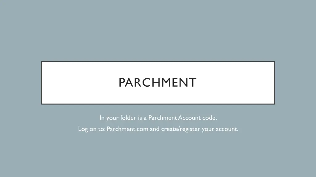 parchment