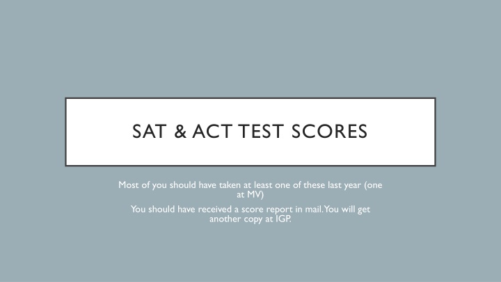 sat act test scores