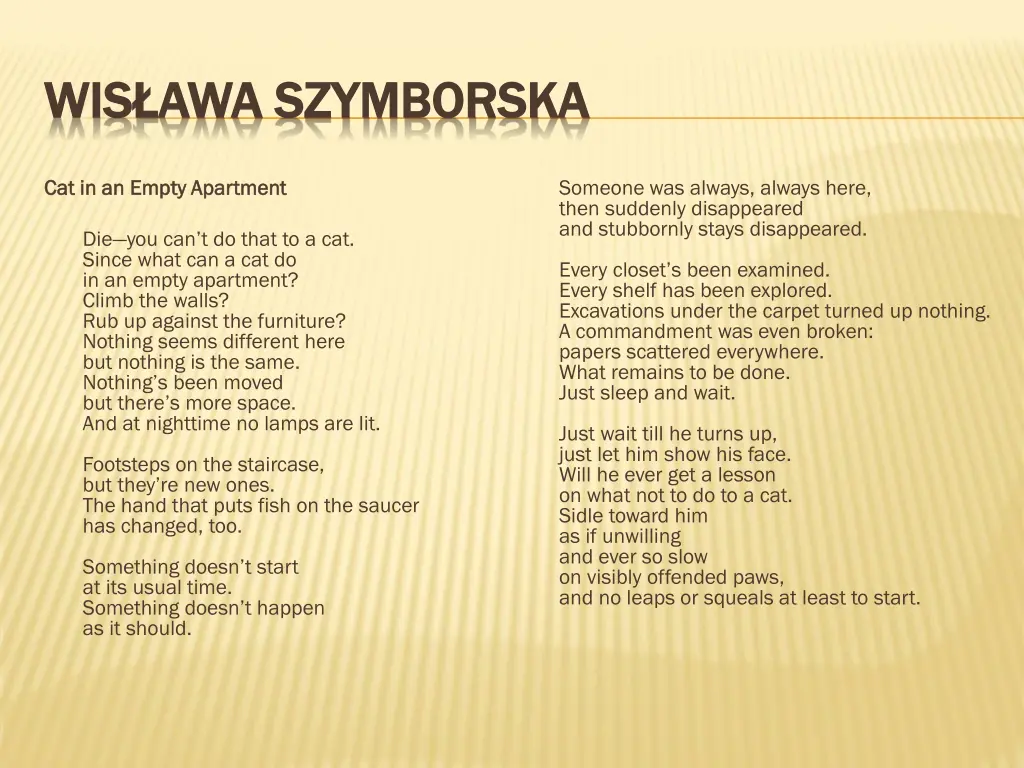wis awa wis awa szymborska szymborska 3