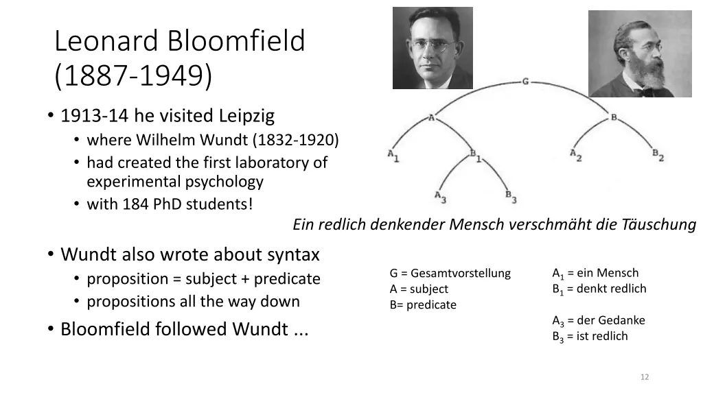 leonard bloomfield 1887 1949 1913 14 he visited