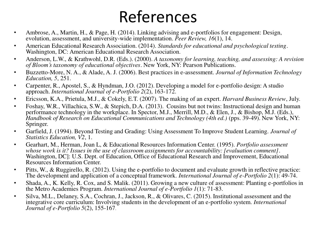 references