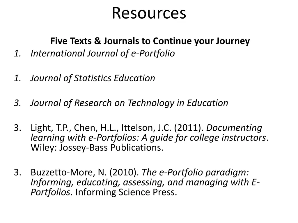 resources