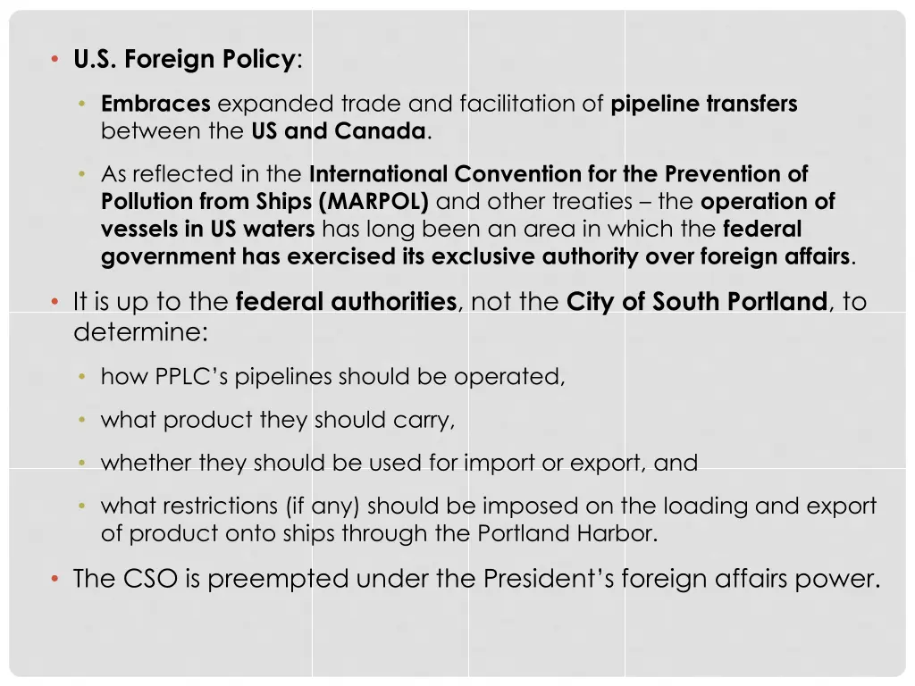 u s foreign policy