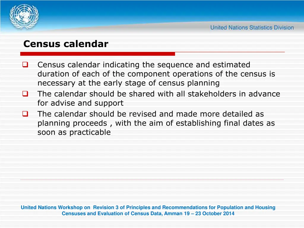 census calendar