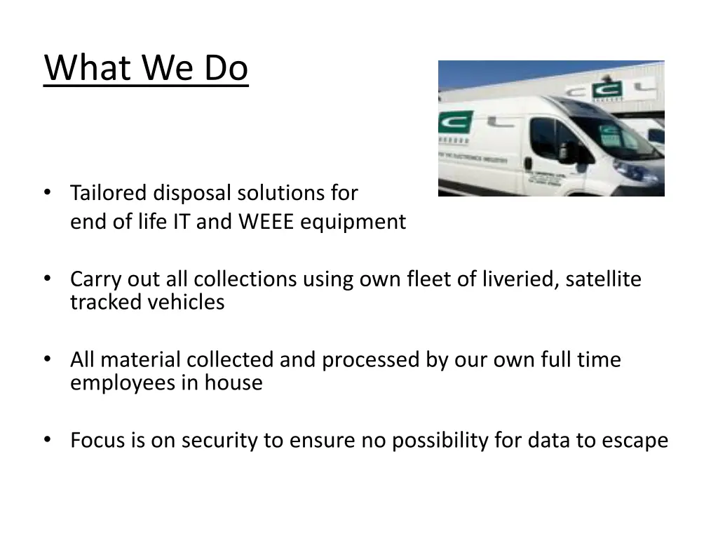 what we do