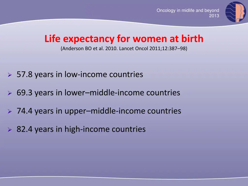 oncology in midlife and beyond 1