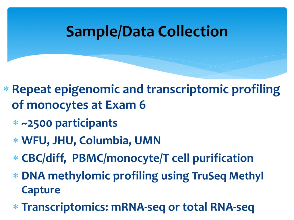sample data collection